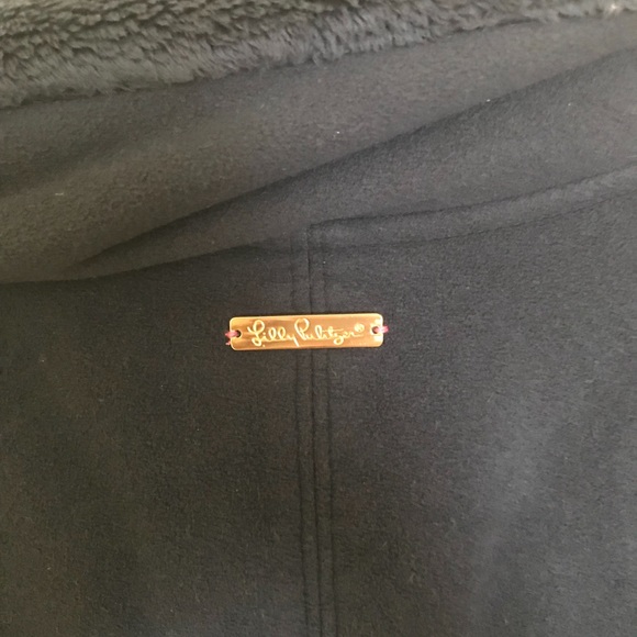 Lilly pulitzer Grace fleece navy jacket - Picture 6 of 6